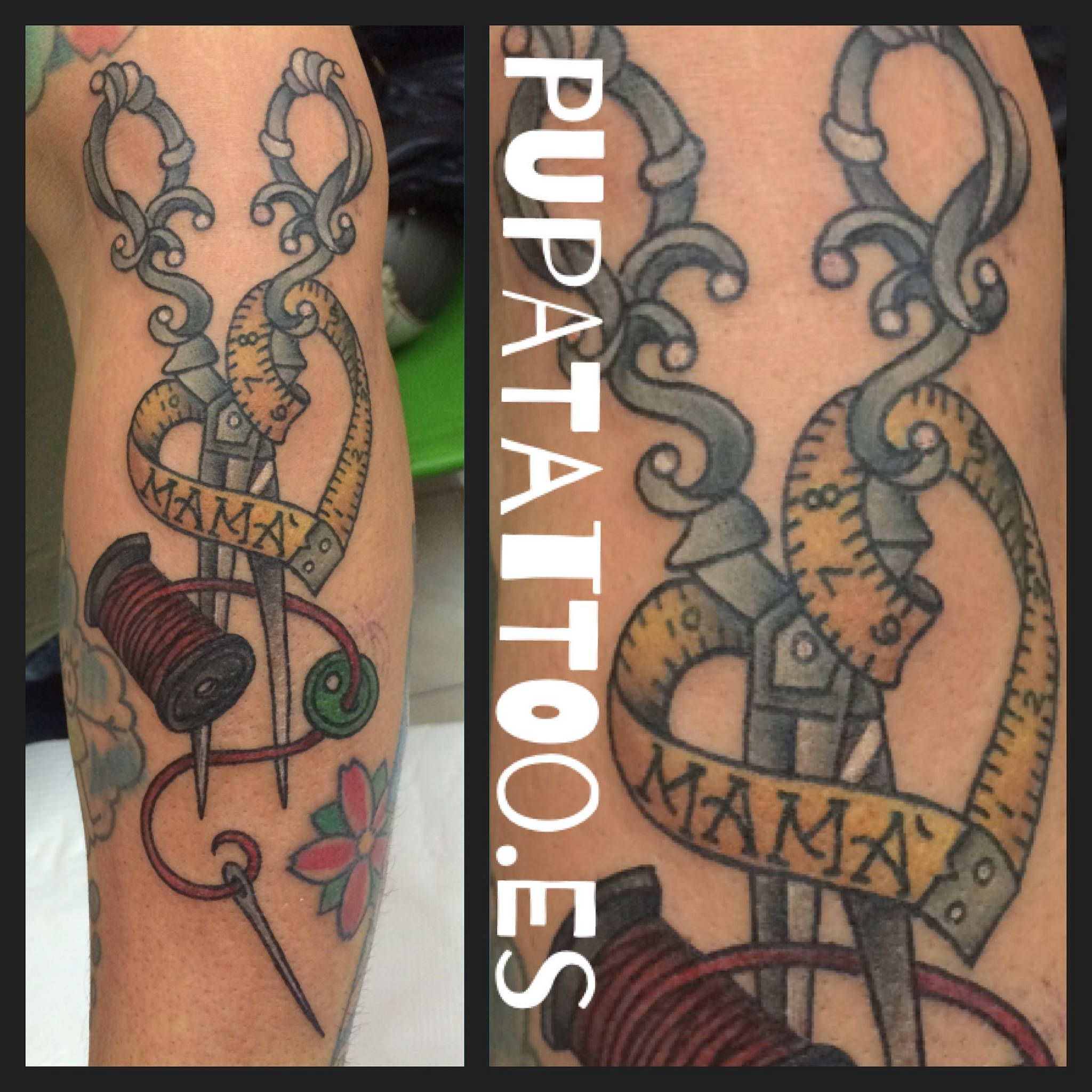 Tatuajes de tijeras 8