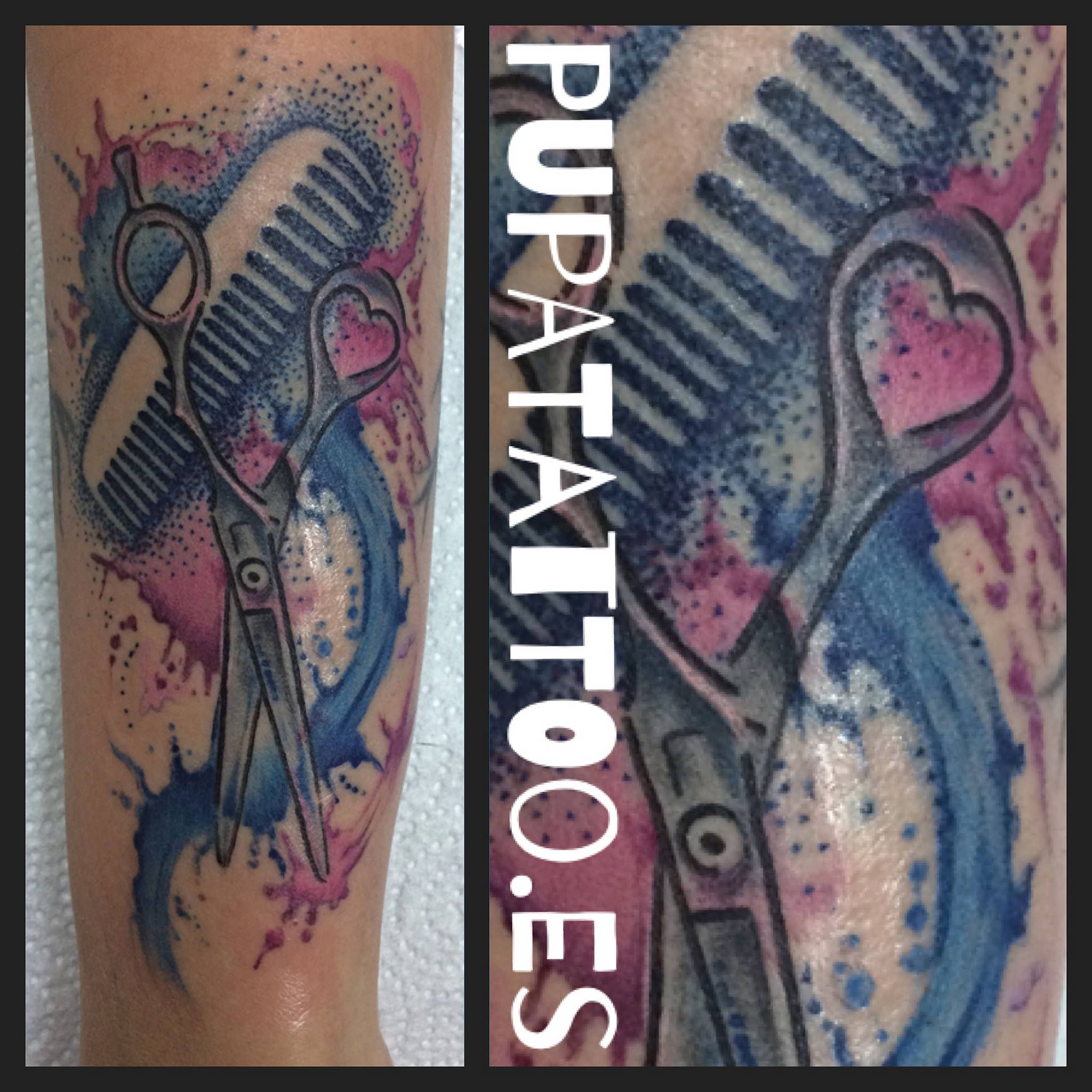 Tatuajes de tijeras 41