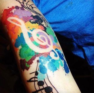 Tatuajes de tras de la oreja 34
