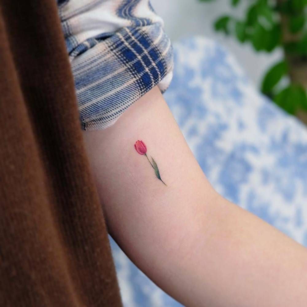 Tatuajes de tulipanes