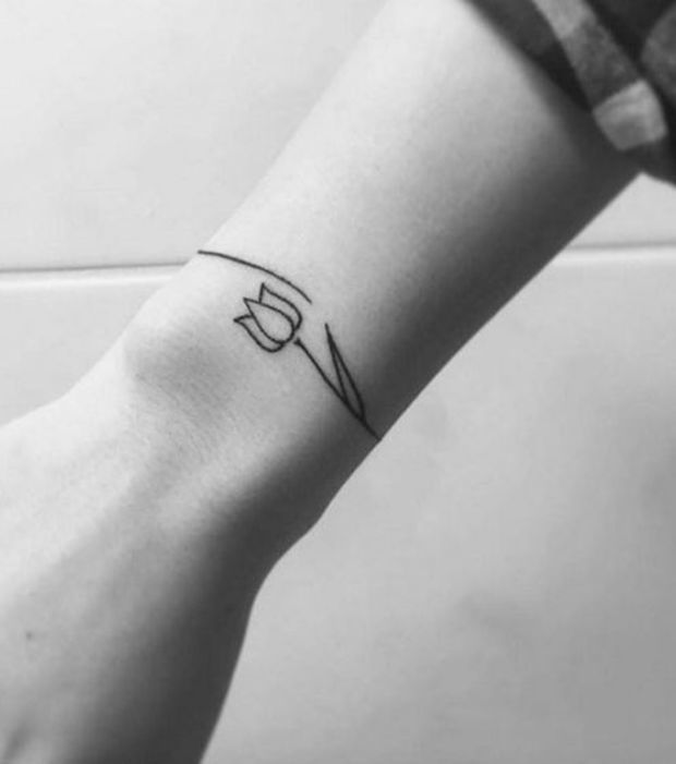 Tatuajes de tulipanes 4