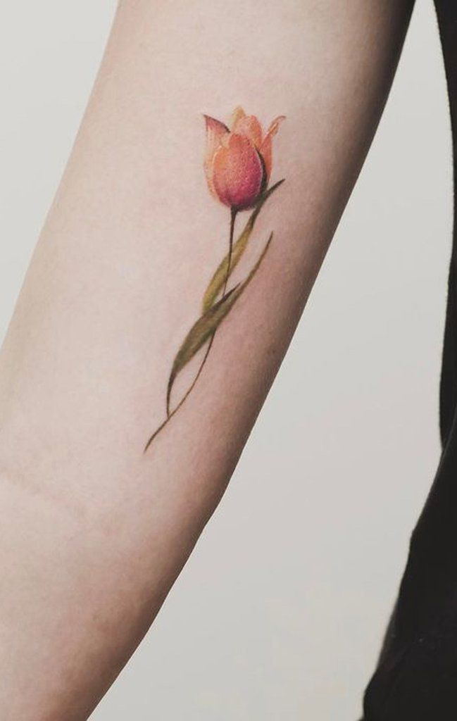 Tatuajes de tulipanes 8