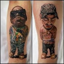Tattoos of tupac 7
