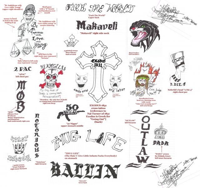 Tattoos of tupac 12
