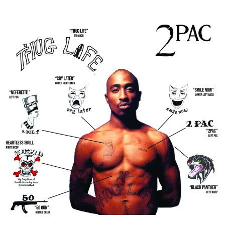 Tattoos of tupac 30