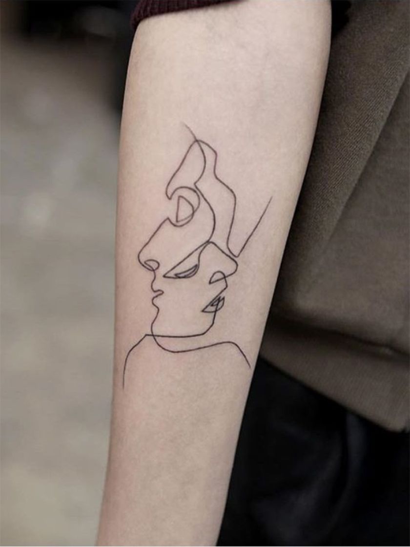 Tatuajes de una linea