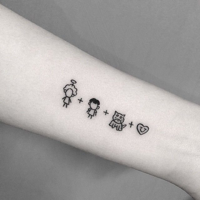 Tatuajes de union familiar 50