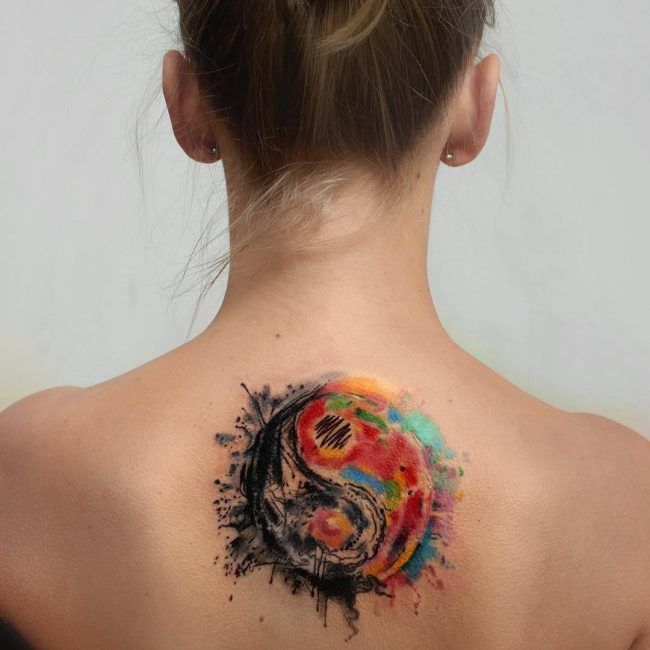 Tattoos von yin yang para amigas 46