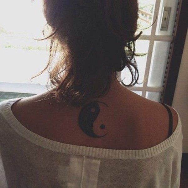 Tatuajes de yin yang para amigas
