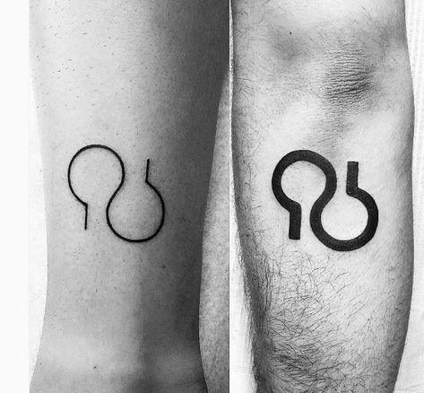 Tatuajes de yin yang para hermanos 17