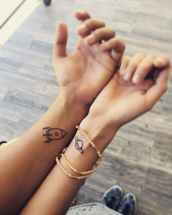 Tatuajes de yin yang para hermanos 21