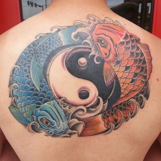 Tatuaggi di yin yang para hombres 62