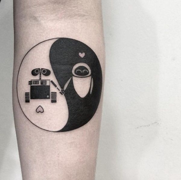 Tatuaggi di yin yang para hombres 30