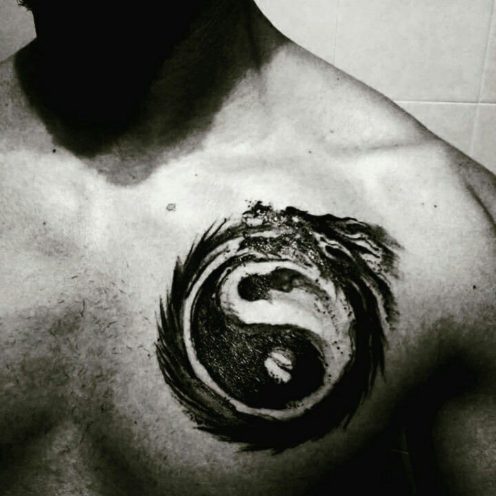 Tatuaggi di yin yang para hombres 33