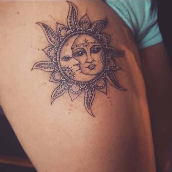 Tatuaggi di yin yang para hombres 19