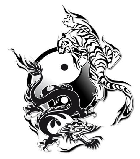 Tatuaggi di yin yang para hombres 41