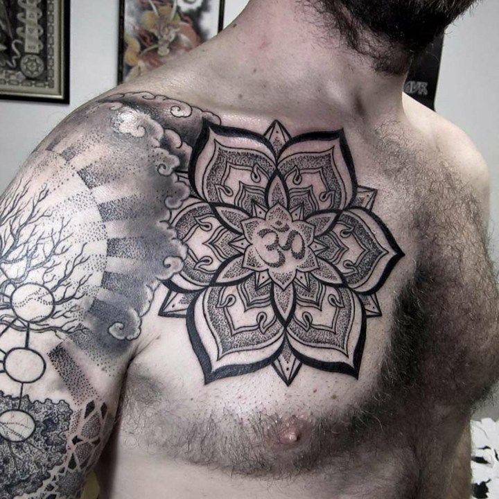 Tatuajes de yoga para hombres 39