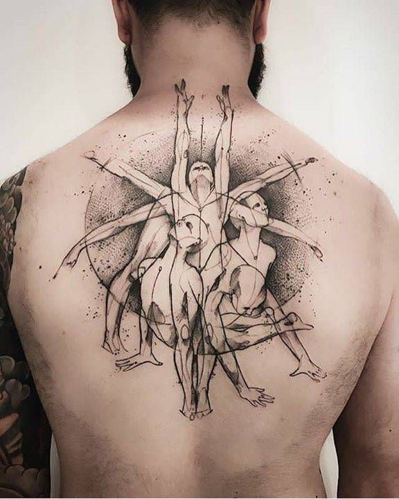 Tatuajes de yoga para hombres 24