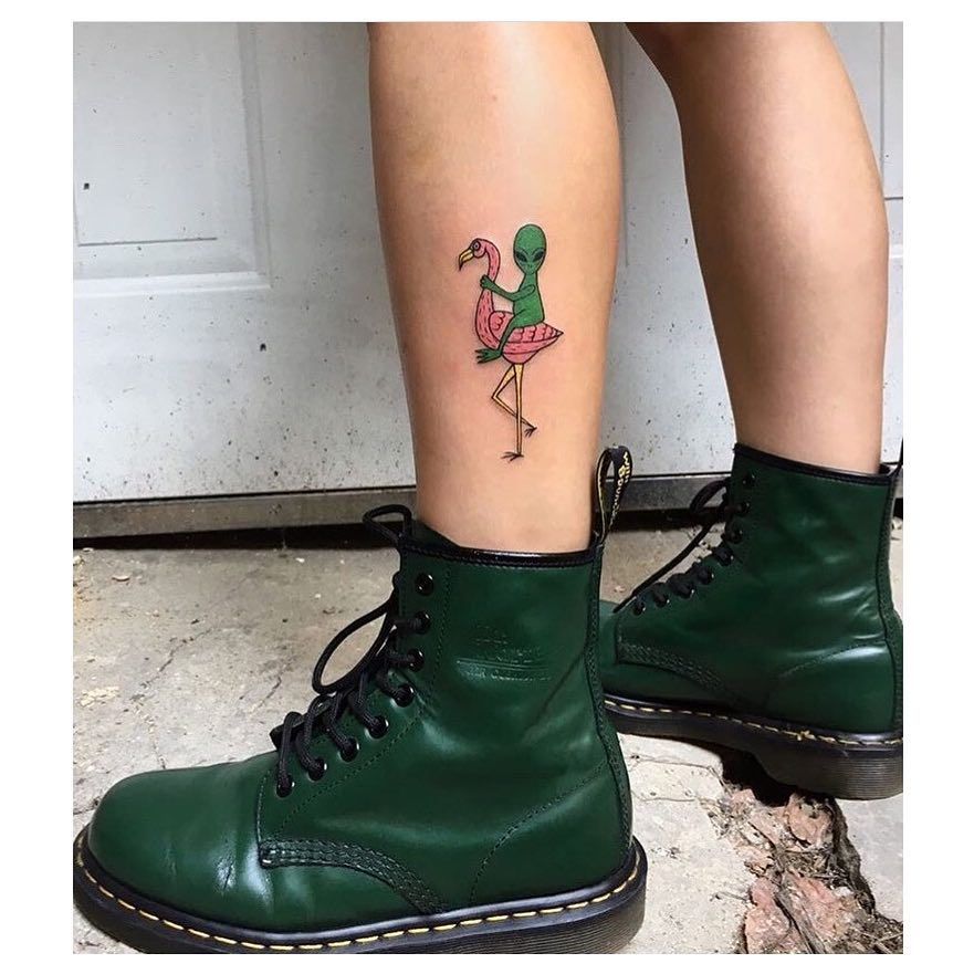 Tatouages de zapatos de flamenco