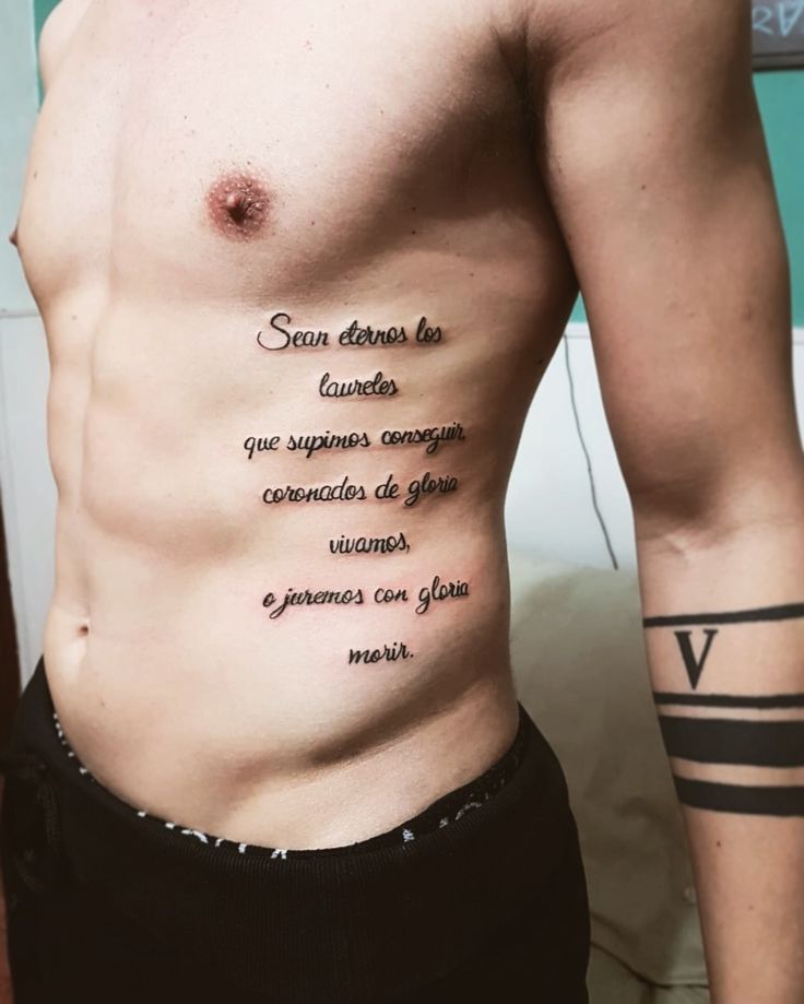 Tatuajes en Cintura para Hombre 27