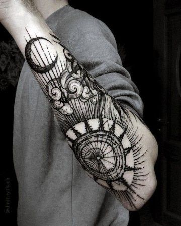 Tatuajes en Codo para Hombre 48