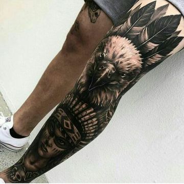 Tatuajes en Muslo para Hombre 38