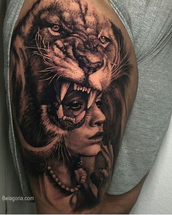 Tatuajes en Muslo para Hombre 25