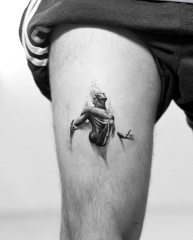 Tatuajes en Muslo para Hombre 22