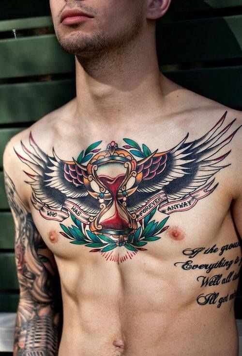 Tatuajes en Pecho para Hombre 34