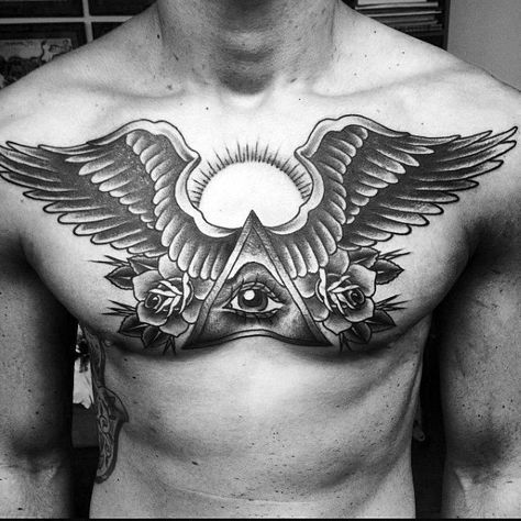 Tatuajes en Pecho para Hombre 25