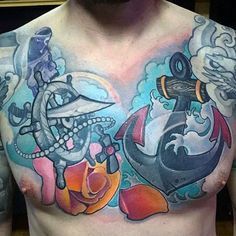Tatuajes en Pecho para Hombre 18