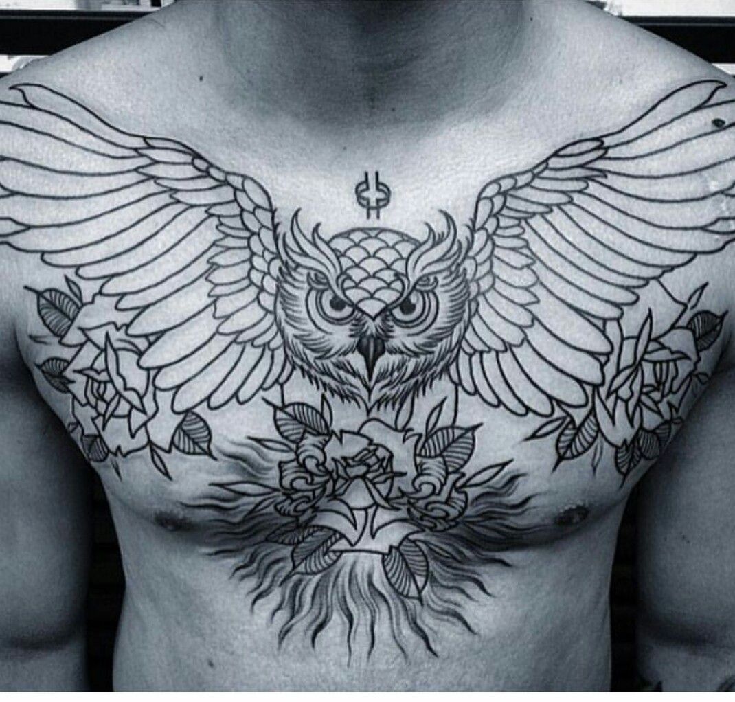Tatuajes en Pecho para Hombre 16