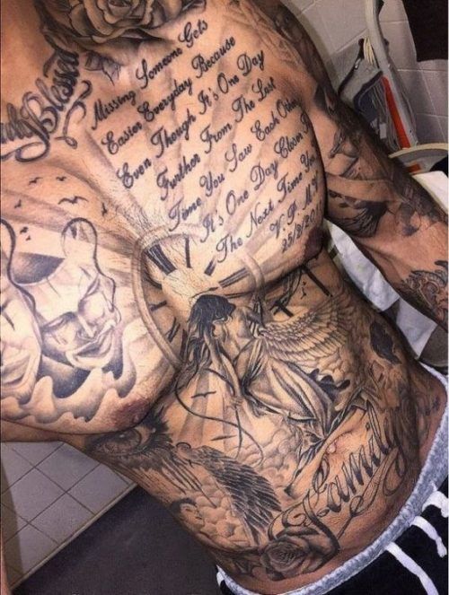 Tatuajes en Pecho para Hombre 11
