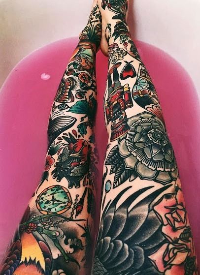 Tatuajes en Pierna para Hombre 9