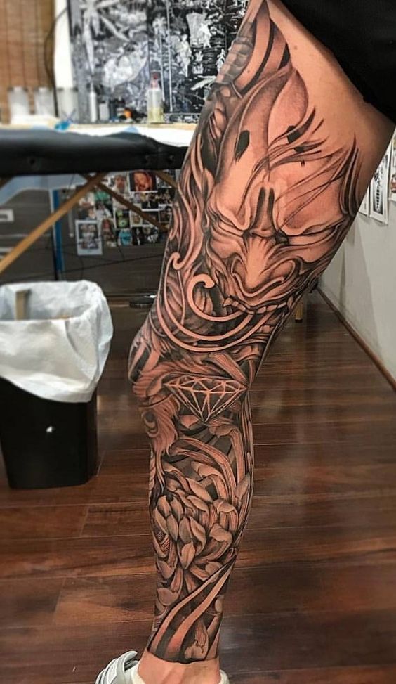 Tatuajes en Pierna para Hombre 4