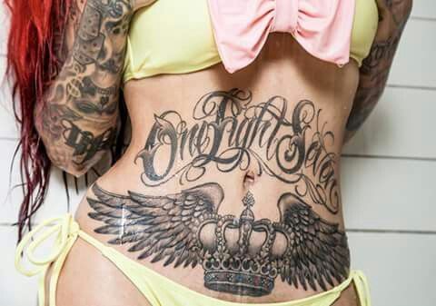 Tatuajes en Barriga para Mujer 4