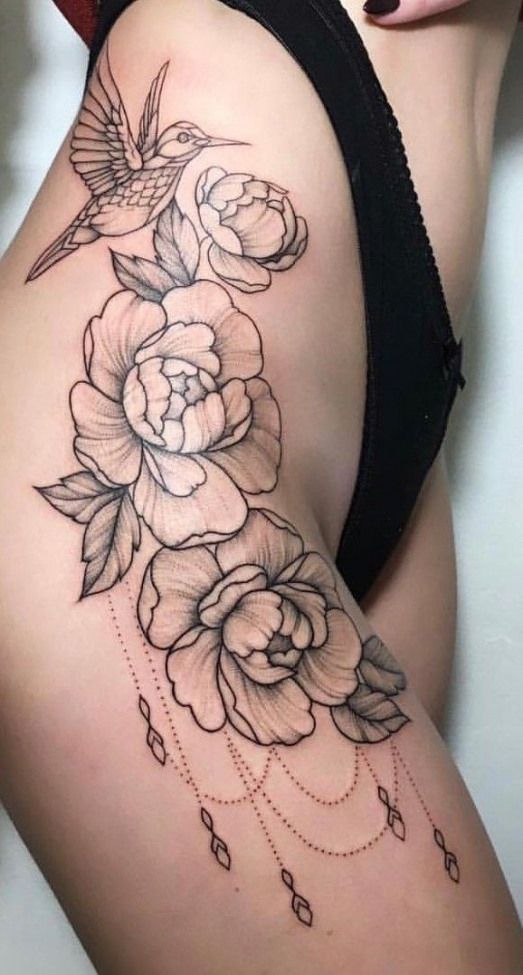 Tatuajes en Cadera para Mujer 80