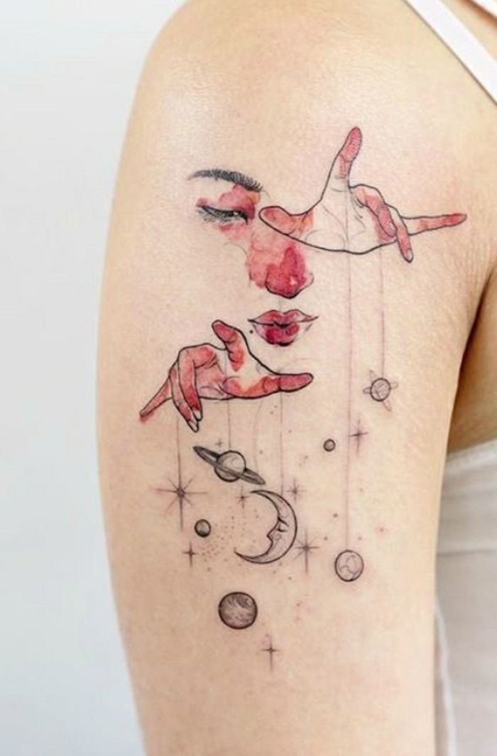 Tatuajes en Cara para Mujer 67