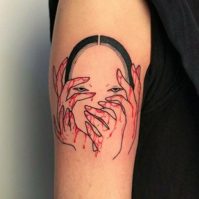 Tatuajes en Cara para Mujer 62
