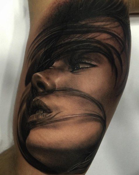 Tatuajes en Cara para Mujer 40