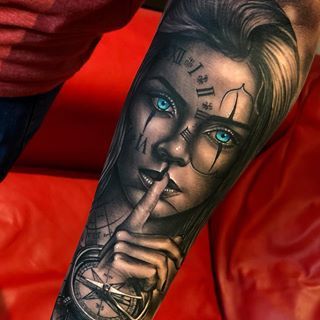 Tatuajes en Cara para Mujer 14