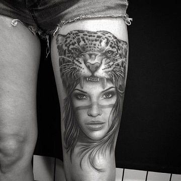 Tatuajes en Cara para Mujer 7