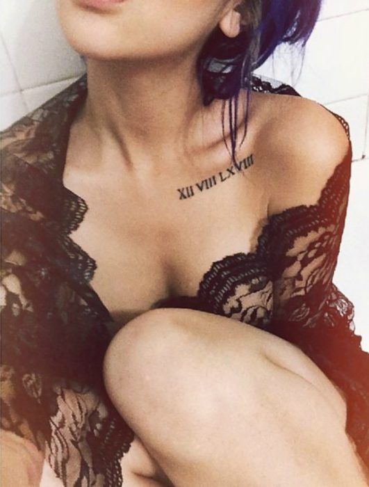 Tatuajes en Clavícula para Mujer 46