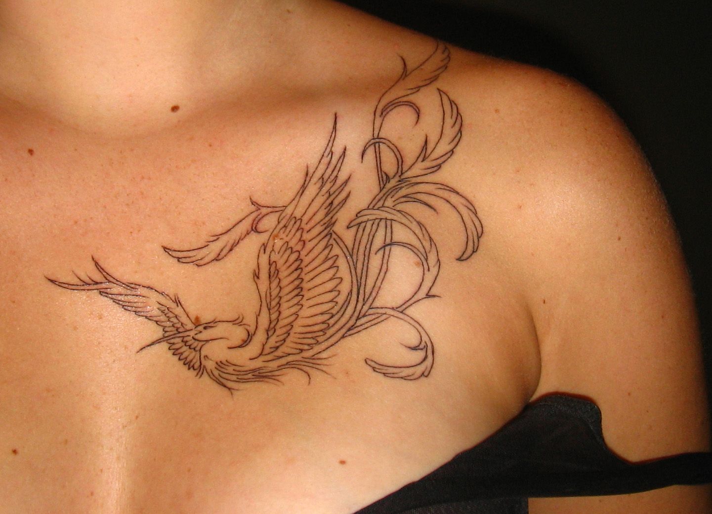 Tatuajes en Clavícula para Mujer 35