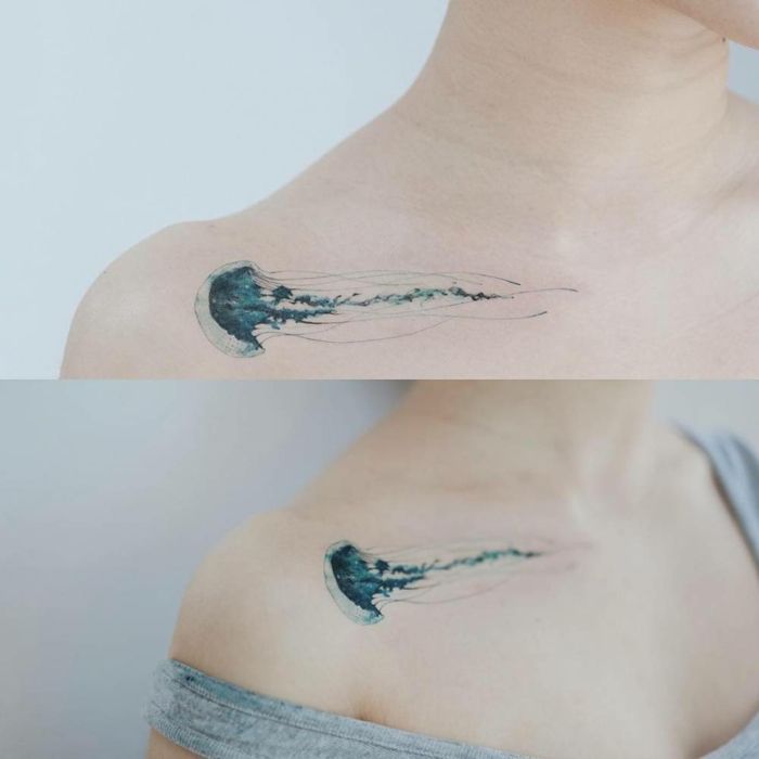 Tatuajes en Clavícula para Mujer 31