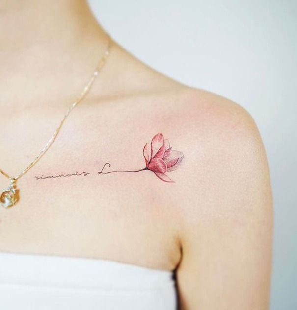 Tatuajes en Clavícula para Mujer 3
