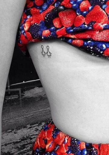 Tatuajes en Gemelo para Mujer 56