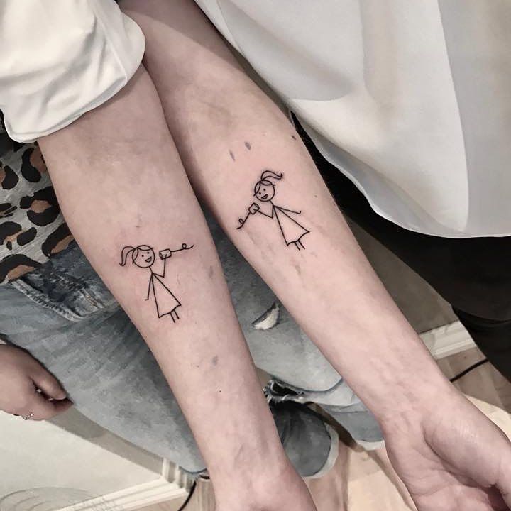 Tatuajes en Gemelo para Mujer 19