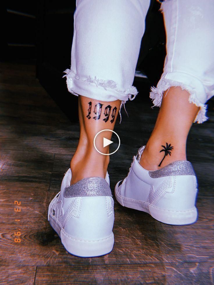 Tatuajes en Gemelo para Mujer 18