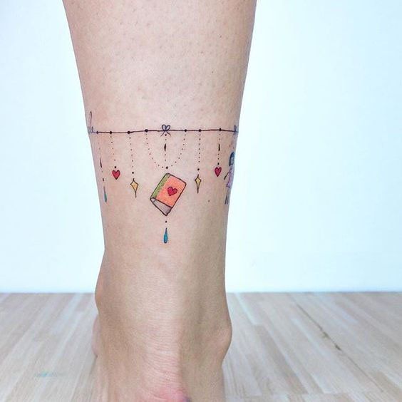 Tatuajes en Gemelo para Mujer 10